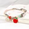 Pulseira Criativa da Moda para Mulheres, Joia Cerâmica Tecida de Desenho Animado, Pequeno Presente para Melhores Amigas, Casais, Estudantes, Pulseira de Coelho