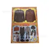 Impressão Frente e Verso de Diversos Itens de Comida e Bebida, Roupas de Inverno e Grandes Folhas de Dinheiro com Vários Padrões