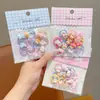 Gomas para el pelo de pulgar de colores de caramelo de dibujos animados para niños, Diademas para bebé, Gomas elásticas de alta elasticidad para niñas pequeñas, Cuerdas para el pelo para niñas