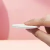 Chuanqier Puff de Veludo Flocado para Base Facial em Pó Compacto Macio Curto Substituição para Cushion Pó Fixador que Não Solta Pó