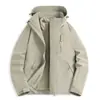 Jaqueta Luo Duo Feminina Três em Um Jaqueta Preta Masculina para Exterior Impermeável à Prova de Vento Impermeável Roupa de Viagem Caminhada Alpinismo