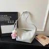 Bolso de moda para ir al trabajo para mujer, Primavera 2026, Bolso de hombro casual, Bolso cruzado tipo 'dumpling' de color sólido de gran capacidad