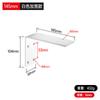 Código de esquina de acero inoxidable engrosado ángulo recto de 90 grados pieza de fijación de mesa y silla conector de muebles refuerzo en forma de L código de esquina negro