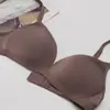 Ropa Interior Cómoda Sin Costuras para Mujer en Verano Delgada Push-Up para Pecho Pequeño Sin Aros Brillante Transpirable Sujetador de Tres Ganchos