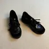 Versión en stock~Zapatillas de entrenamiento alemanas retro artísticas casuales que aumentan la altura para mujer, zapatos de moda nuevos con cordones y punta redonda para personas menudas