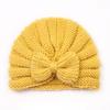 Nuevo Bebé Lindo Sombrero con Lazo Estilo Europeo y Americano Sombrero de Lana Tejido Cálido para Niños Sombrero para Bebé