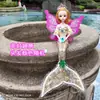 Princesa Sirena con Alas Extraíbles, Muñeca Barbie que se Ilumina, Muñeca que se Ilumina, Regalo para Niña, Juguete para Niños