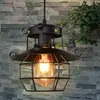 Candelabro de Hierro Retro Americano, Linterna de Estilo Industrial Creativa y Personalizada Iluminación Decorativa para Cafeterías, Restaurantes y Bares
