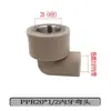 Accesorios para Tuberías de Agua PPR, Conectores, Roscas Internas y Externas, Tubería de Fusión en Caliente, Conectores Rectos para Tuberías de Agua, Codo de Plástico, Válvula de Derivación en T de Plástico, 1/2 Pulgada