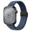 Correa de Reloj Magnética Trenzada de Doble Bucle para Cintura Delgada Adecuada para Apple 9 10 iWatch S11 Pulsera Magnética de Nylon