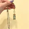 Colgantes de Tancka pintados a mano con incrustaciones de oro, varios estilos, collares, estilo tibetano para hombres y mujeres, cadenas versátiles para suéteres