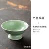 Chaleira para Chá em Fogão Doméstico Placa para Dim Sum de Interior Porcelana Celadon Prato de Frutas Alto Estilo Chinês Cerâmica Prato para Petiscos Prato Vintage para Doces