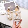 Zapatos de Princesa con Lazo de Terciopelo de Diseño Exclusivo Fankahao para Niñas, Nuevos Zapatos de Cuero para Niños Primavera y Otoño 2026