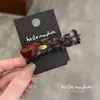 Acessórios de Início de Primavera Estilo Coreano Presilha de Cabelo, Presilha Lateral Doce Dopamina, Presilha para Franja da Testa, Pente de Cabelo Requintado de Alta Qualidade