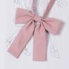Corbata de Lazo Rosa Pluma Ángulo Plano Cuello de Estudiante Flor Camisa Uniforme Jk Estilo Japonés Estilo Preppy Corbata de Lazo Accesorios Femeninos