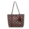 Bolso tote de lunares de gran capacidad de moda para mujer, nuevo estilo de verano, versátil, chic y moderno, bolso de mano, bolso de hombro y bolso de axila