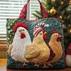 2026 Nueva Serie Transfronteriza de Pollo Estampado Digital Bolso Tote Acolchado de Hombro de Moda