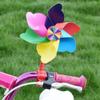 Brinquedo de Catavento Infantil Plástico Bicicleta Patinete Fita Decoração Desenho Animado Frete Grátis Catavento de Seis Cores