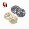 Nuevo Metal Hueco Copo de Nieve Broche Aleación Botón Oscuro Invisible Botón Abrigo Abrigo Gabardina Botón Abrigo DIY