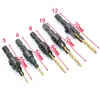 Conjunto Abridor de Furos para Madeira Ferramentas de Hardware Parafusos Sextavados Broca Escareadora Broca Escareadora Broca Cônica para Furos Broca para Expansão de Furos