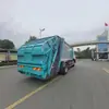 Sistema de controle hidráulico montado na traseira Dongfeng de 18 metros cúbicos para caminhões de lixo, usado para coleta e transporte de resíduos em áreas residenciais e ruas