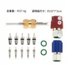 Kit de Núcleo de Válvula de Ar Condicionado Tampa de Válvula Ac R12 R134A Vedação Ptfe Conector de Refrigeração e Ar Condicionado