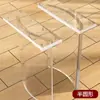 Pernas de Mesa de Acrílico de Alta Transparência Feitas Sob Medida Pernas de Mesa Cilíndricas de Uma Peça Suporte de Cristal Mesa de Maquiagem Suporte de Mesa