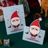 Tarjeta de felicitación tridimensional de Navidad de Amazon transfronteriza Flores Regalo Tarjeta de bendición escrita a mano Nochebuena Tarjeta de felicitación creativa Venta al por mayor
