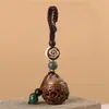 Bolsita para Hombre, Bolita de Bolsita de Sándalo Verde Estilo Antiguo, Cordón para Cadena de Teléfono Móvil, Colgante Q de Aromaterapia, Se Puede Abrir para Colgar en el Teléfono