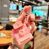 Chaveiro criativo Sanrio Luminous Camera, bolsa fofa para câmera Polaroid, pingente, chaveiro, pequeno presente