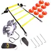 Conjunto de Escada de Agilidade, Conjunto de Treinamento de Futebol, Escada de Agilidade, Escada de Pular, Escada de Velocidade, Disco com Logo, Conjunto de Paraquedas de Resistência