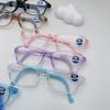 TR luz azul anti ultraligero cómodo Libro Rojo Juvenil Infantil mismo armazón de gafas estudiante moda moderno armazón redondo
