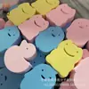 Fabricante original pva desenho animado pato sapo banho algodão pva algodão de banho pele de banho crianças toalha de banho