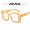 Gafas de sol con montura generosa de moda Gafas de sol con montura gruesa para hombre y mujer europeas y americanas Gafas de sol de moda personalizadas populares transfronterizas