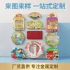 Imanes de metal personalizados para refrigerador como recuerdos, pintados con esmalte con monumentos de la ciudad, imanes de refrigerador culturales y creativos de propiedad intelectual turística hechos a medida