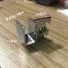 Loja de Roupas Cabide de Tubo Quadrado de Aço Inoxidável com Suportes Esquerdo e Direito, Suporte Central, Suporte Reto, Gancho de Barra Horizontal para Joias, Suporte de Coluna Aa