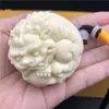 Pieza de Mano para Sostener Bola Pixiu de Fruta Bodhi Pieza de Mano de Balonmano Tallada para Hombres para Llevar y Tallar para Traer Buena Fortuna y Suerte