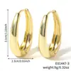 Pendientes Versátiles Minimalistas Geniales Estilo Coreano para Mujer, Aros de Lujo Ligero, Accesorios de Oreja de Personalidad Vintage de Alta Gama