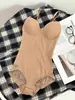 Body Moldeador Europeo y Americano Transfronterizo para Mujer, Control de Abdomen Postparto y Reducción de Cintura, Elegante Camisola Capa Base de Lencería