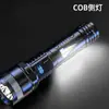 Linterna Inteligente Digital de Pantalla Transfronteriza, Luz de Trabajo Ultra Brillante, Iluminación Portátil para Exteriores, Linterna Multifuncional de Larga Duración