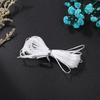 Cuerda elástica de cuentas blancas, hecha a mano, hilo elástico para joyería, pulsera, collar, cuerda de pesca, accesorios de joyería DIY