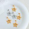 Pendientes de joyería ins de estilo francés huecos de estrella de cinco puntas huecos geométricos pendientes joyería de acero de titanio el cabello no se decolora