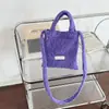 Bolso Rojo de Año Nuevo Coreano con Sentido de Lujo, Bolso Mini de Peluche con Brillo para Teléfono Otoño e Invierno, Bolso Cruzado Navideño Llamativo