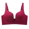 Sujetador Push-Up Cómodo para Mujer Tallas Grandes Transfronterizo para Bustos Grandes, Superficie Lisa, Reducción Lateral del Pecho, Anti-Caída, Sujetador de Reúne