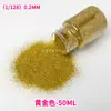 Polvo Dorado con Purpurina de 0.2mm Polvo de Escamas Doradas Fabricante Venta al por Mayor Polvo Destellante Decoración Materiales DIY Polvo de Cristal Brillante 42 Colores Disponibles