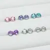 Cristal Dongzhou Diamante de Corte Rosa Milenario de Ocho Caras 8 mm Diamante Explosivo de Cristal K9 Imitación Circonio Joyería de Lujo Ligero Diamante para Uñas Joyería de Diamante