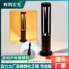 Lámpara de césped exterior LED con enchufe de tierra jardín paisajismo lámpara de jardín redonda aluminio enchufe de parque lámpara de calle exportación transfronteriza