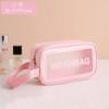 Bolsa de almacenamiento Bolsa de viaje Bolsa de lavado de cosméticos portátil Bolsa de lavado de cosméticos impermeable Bolsa de lavado portátil de PU