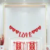 Conjunto de Decoração para Quarto de Casamento Bandeirolas com Personagens Alegres de Casamento para os Quartos de Ambos os Lados Parede de Fundo da Sala de Estar do Noivo Bandeirolas Decorativas