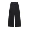 ZA2025 Ropa Nueva de Primavera para Mujer de Comercio Exterior Commuter Leisure Retro Nuevos Jeans de Pierna Ancha de Doble Botonadura
